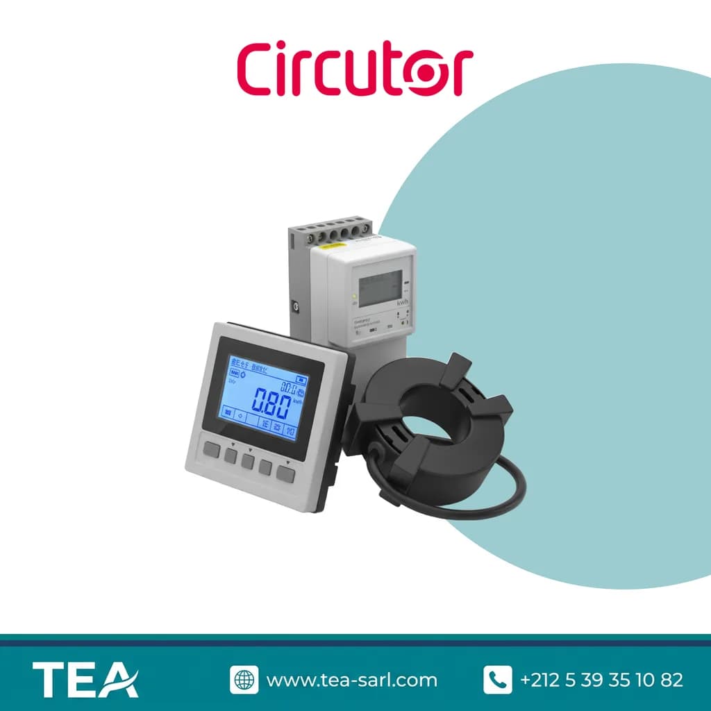 Visuel de marque CIRCUTOR : comptage d'énergie distribué par TEA, image générique