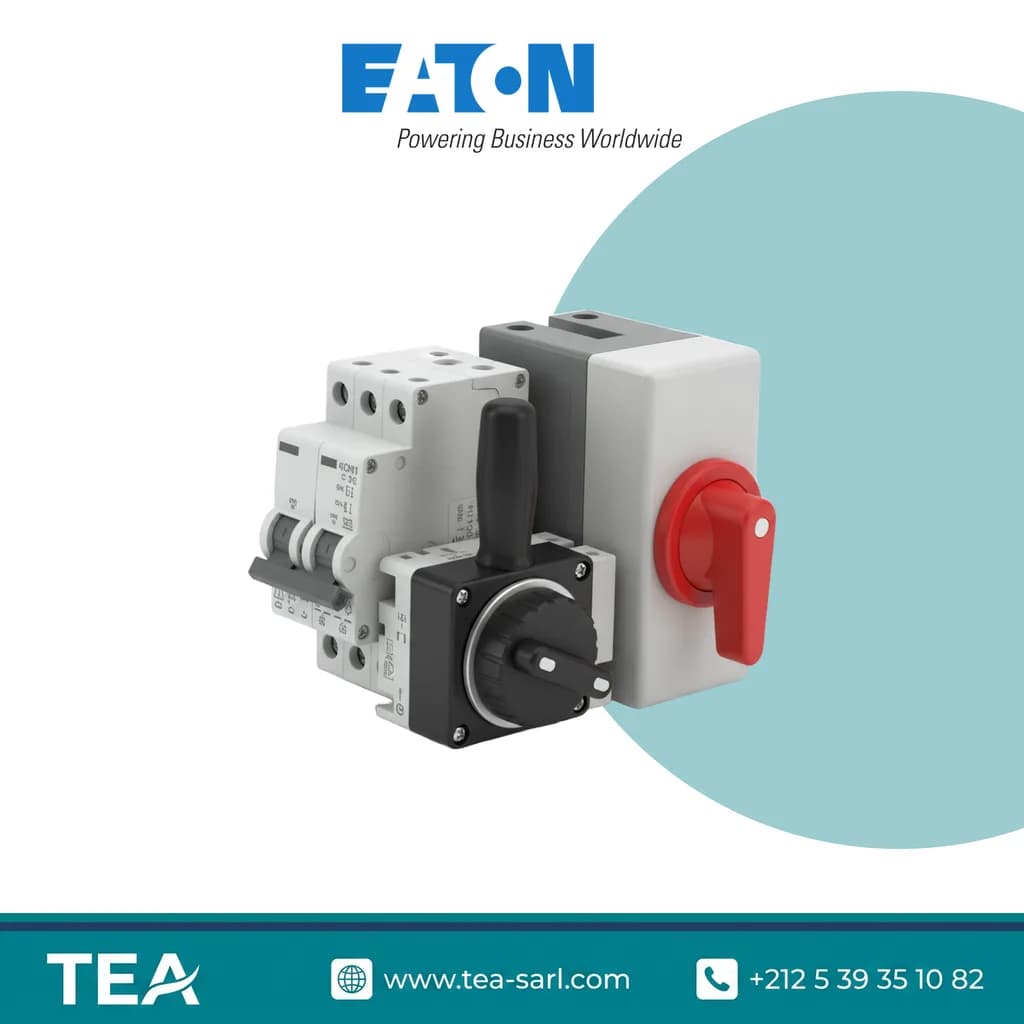 Visuel de marque Eaton : appareillage distribué par TEA, image générique
