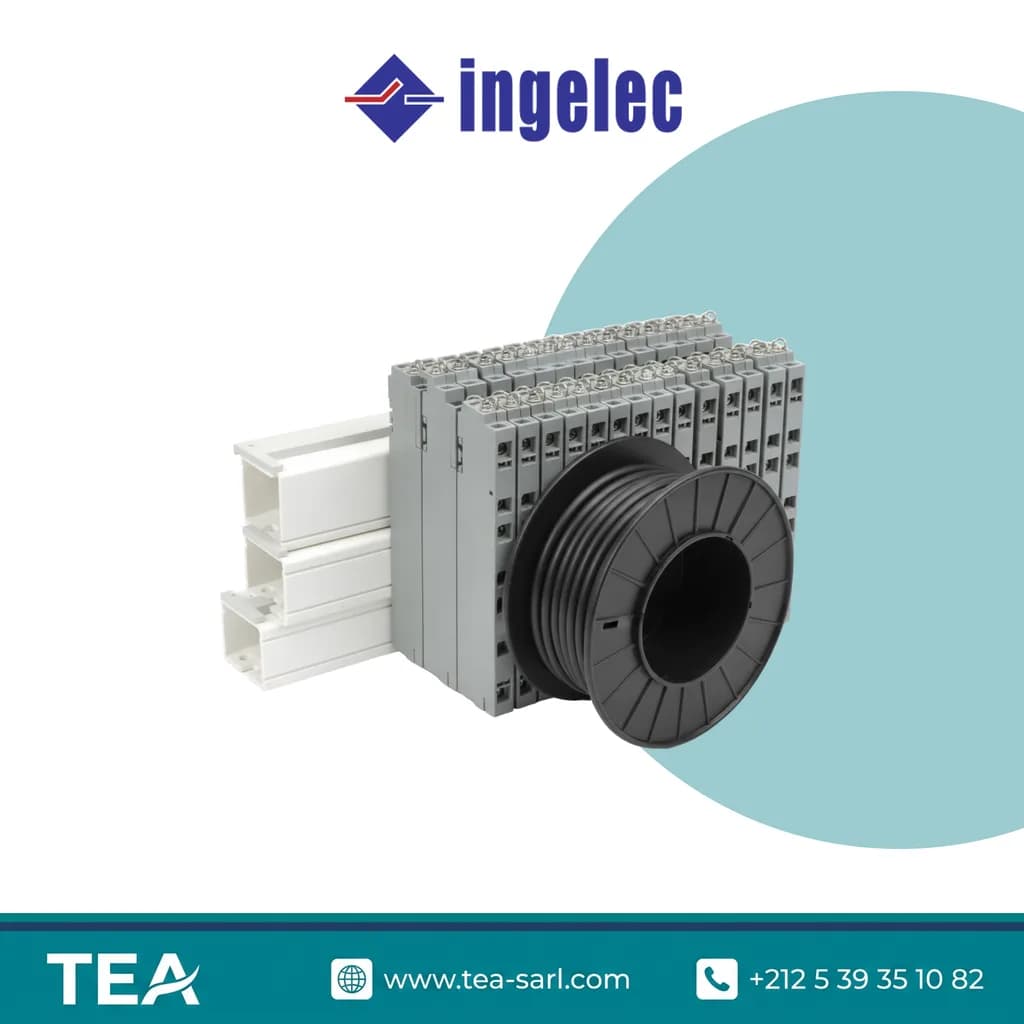 Visuel de marque INGELEC : accessoires de câblage distribués par TEA, image générique