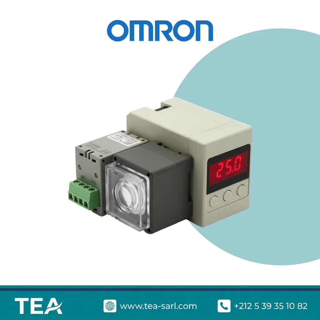 Visuel de marque OMRON : automatisme distribué par TEA, image générique