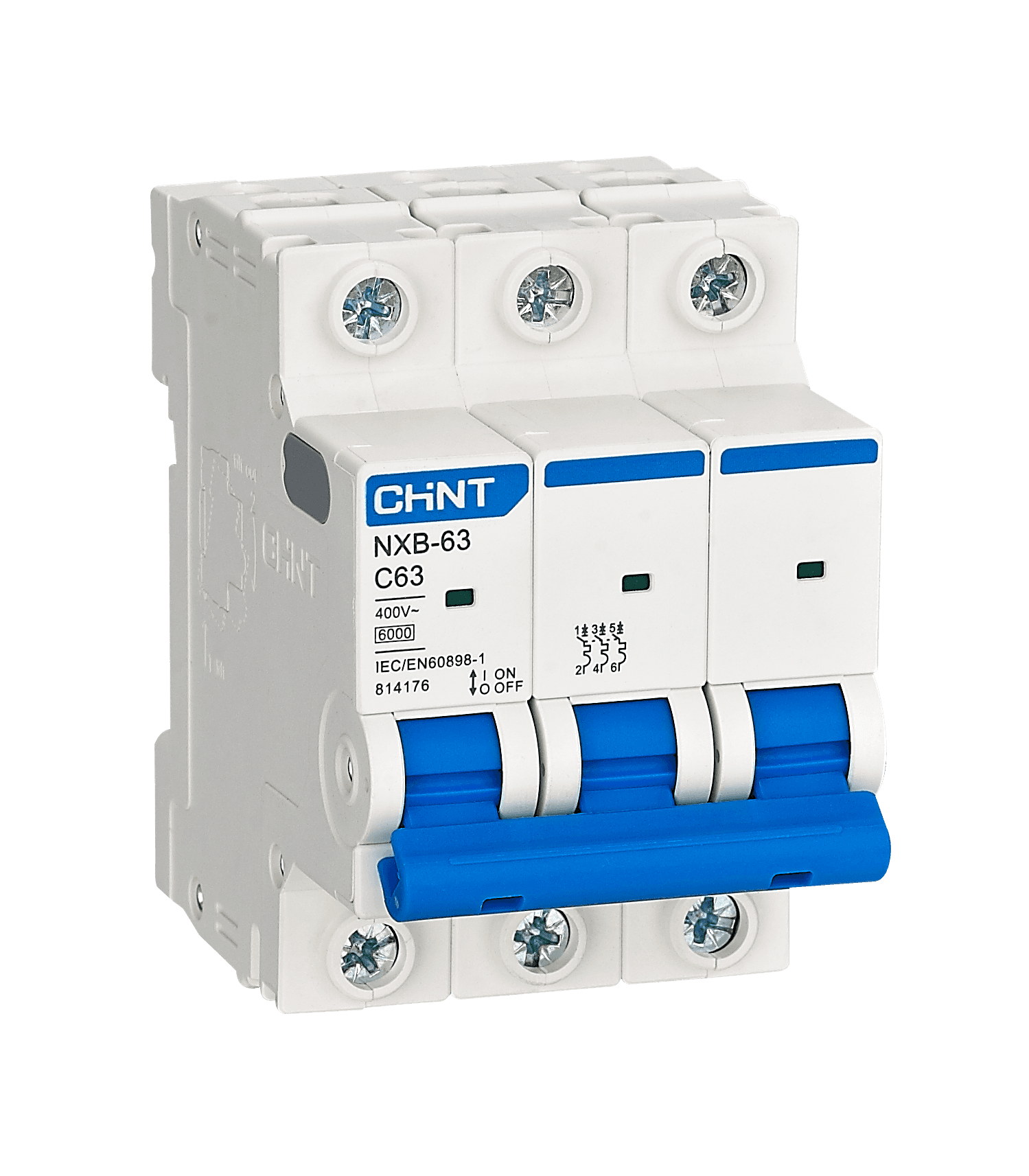DISJONCTEUR NXB-63 3P 10A 6kA — CHINT