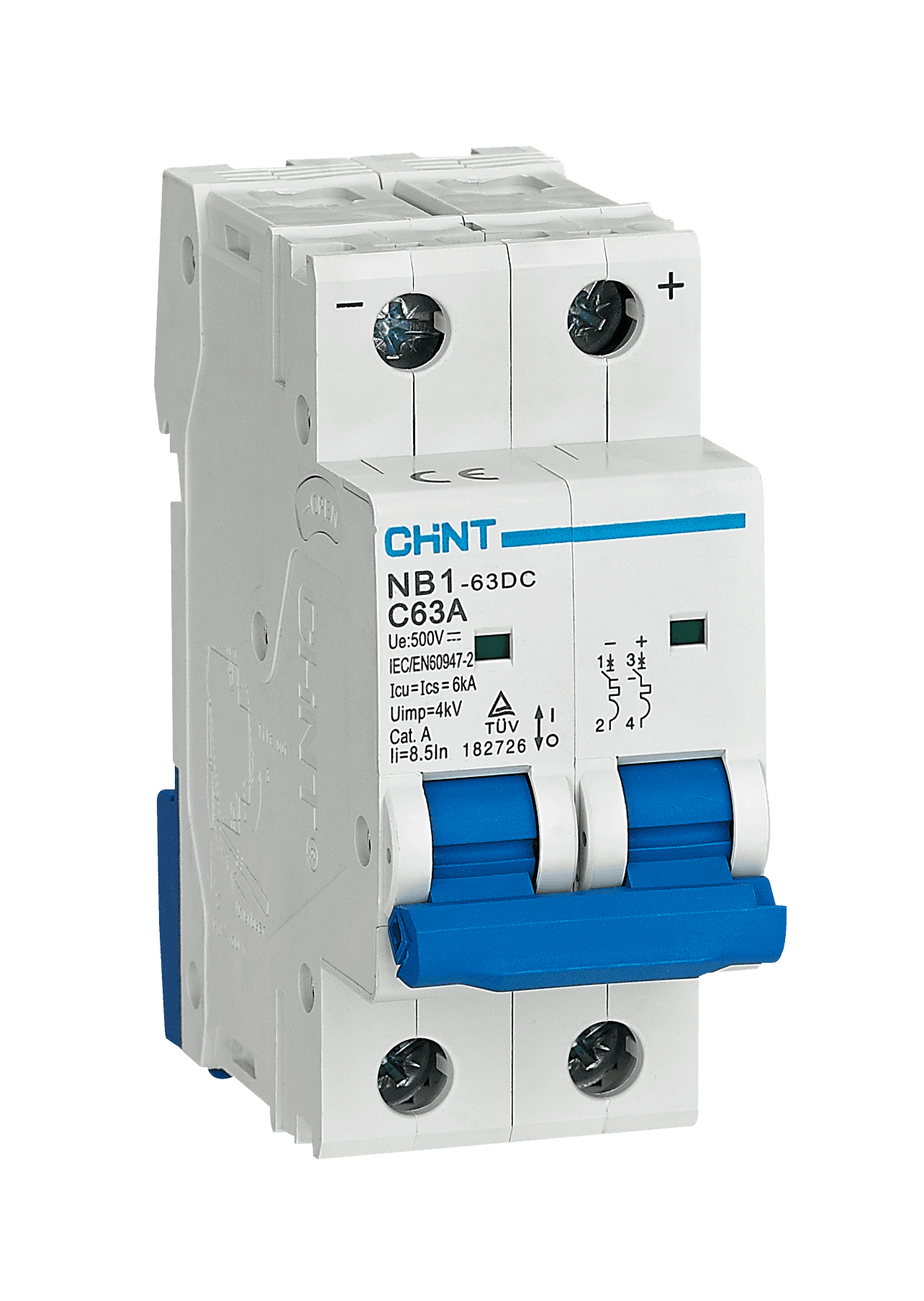 DISJ NB1-63DC 2P C13A DC500V — CHINT