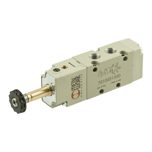 Distributeur pneumatique 5/2 monostable, série 70