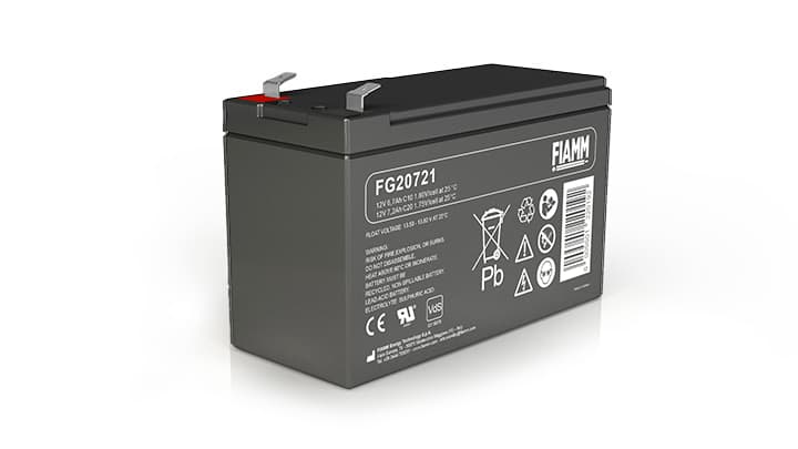 BATTERIE AU PLOMB 6V 1.2AH — FIAMM
