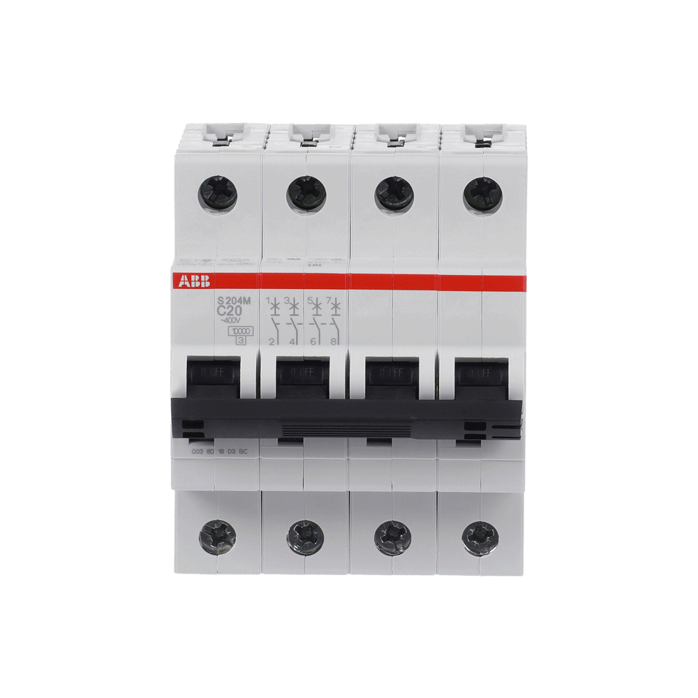 DISJ. 4P S204M-C20 — ABB, vue 4