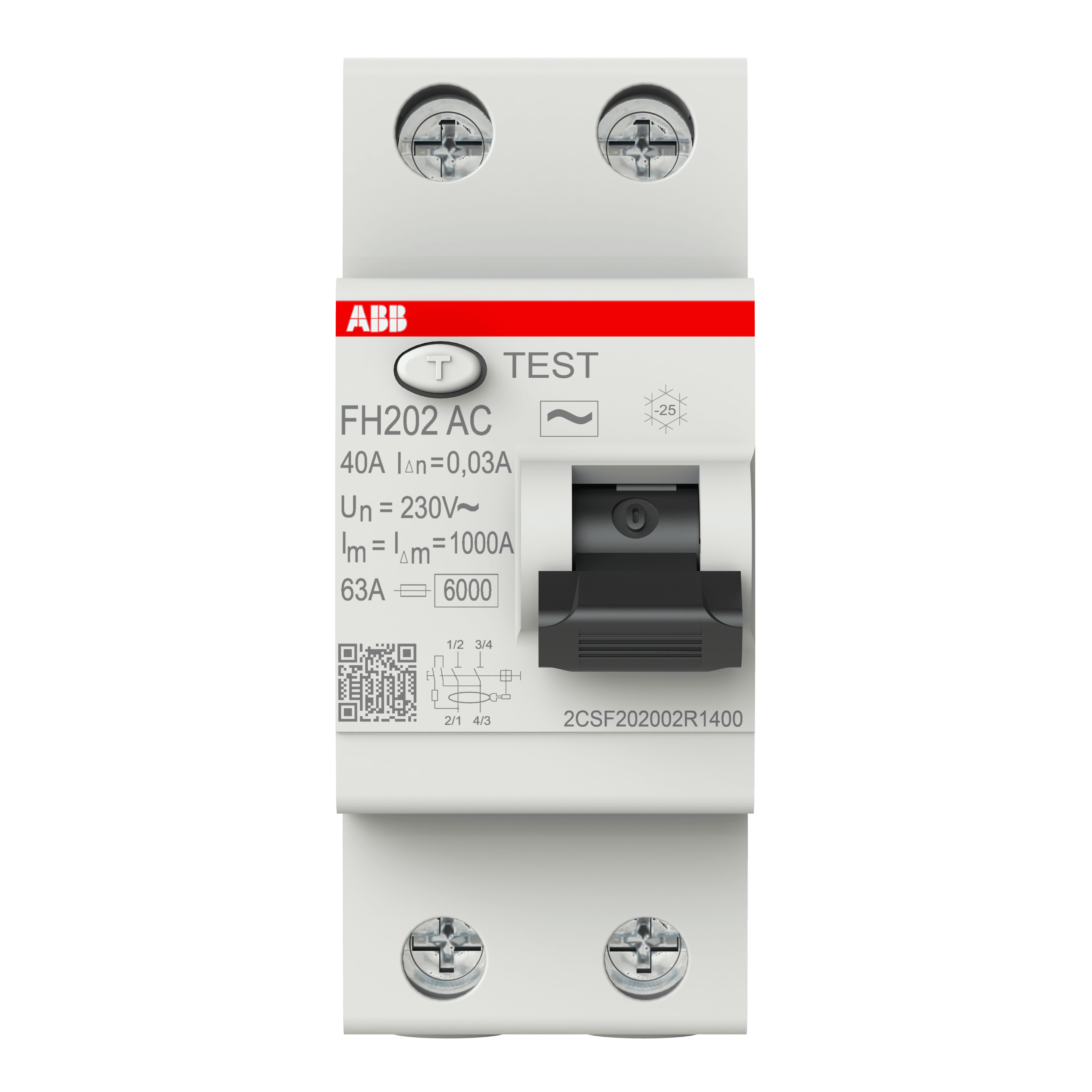 Int. Diff. FH202 AC-40/0,03 — ABB