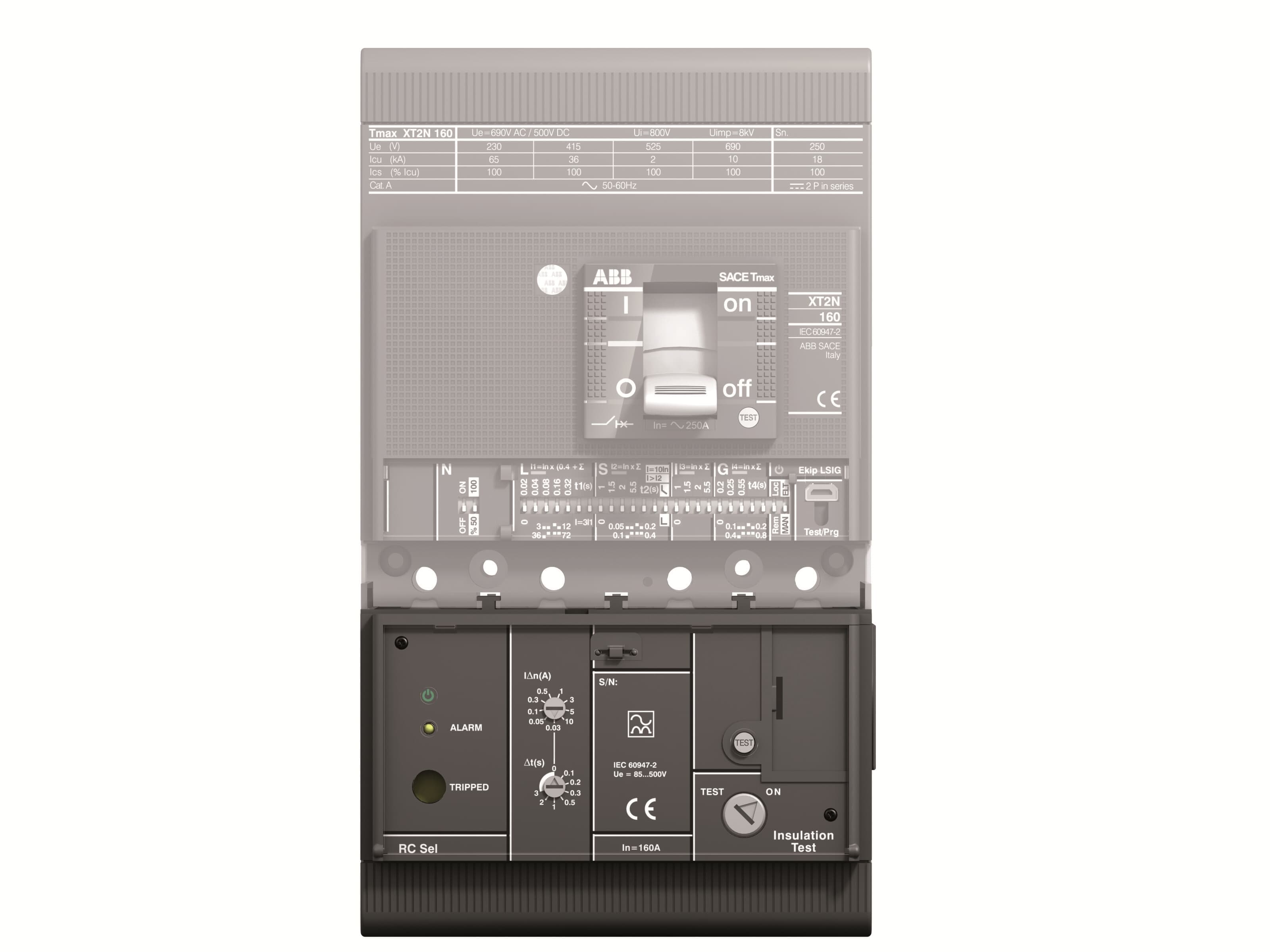 Bloc différentiel RC Sel  Pour XT2 4P — ABB