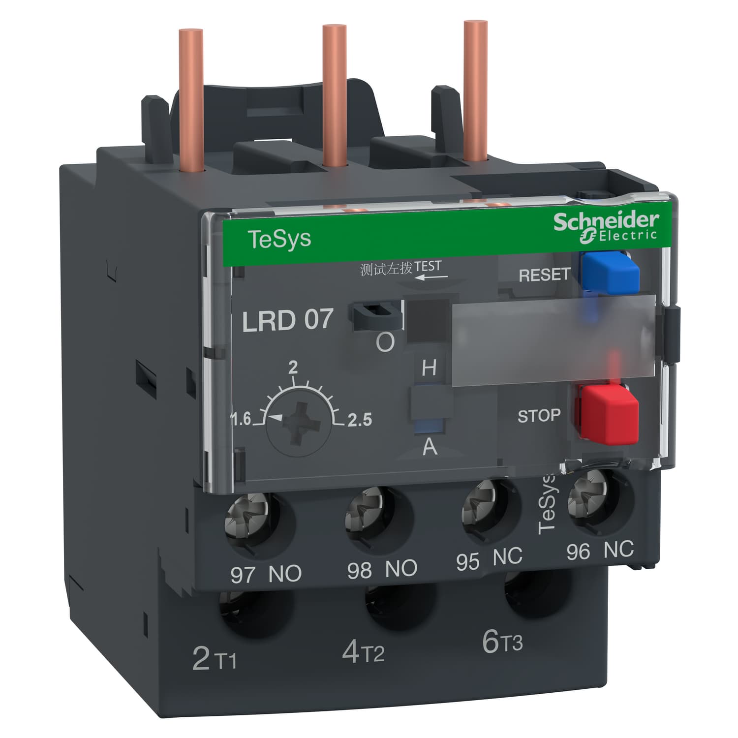 LRD07 Schneider Electric – REL.PROT.1,6 A 2,5A